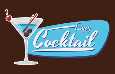 Kokteyl simgeleri tasarım