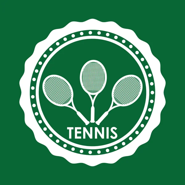 Tennis sport ontwerp — Stockvector