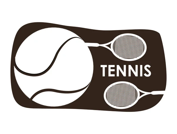 Tennis design sportif — Image vectorielle