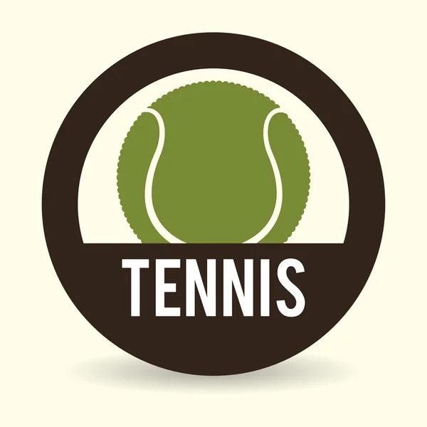 Tennis design sportif — Image vectorielle