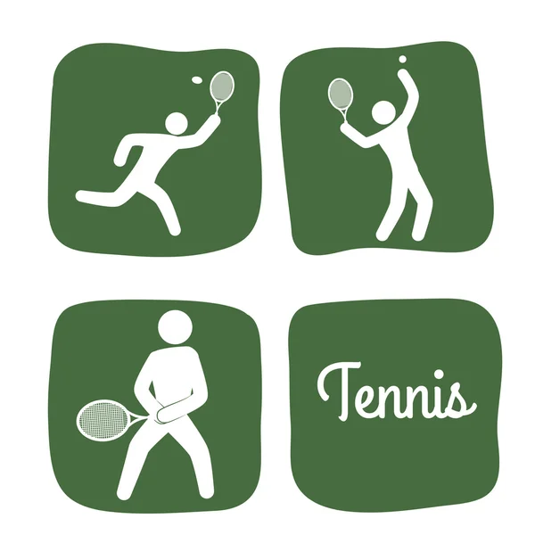 Tenis deporte diseño — Archivo Imágenes Vectoriales