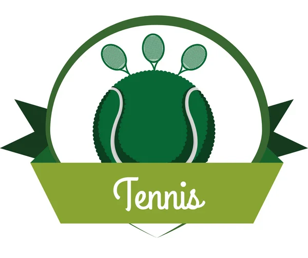 Tenis deporte diseño — Vector de stock