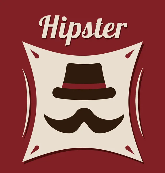 Hipster stil design — Stock vektor