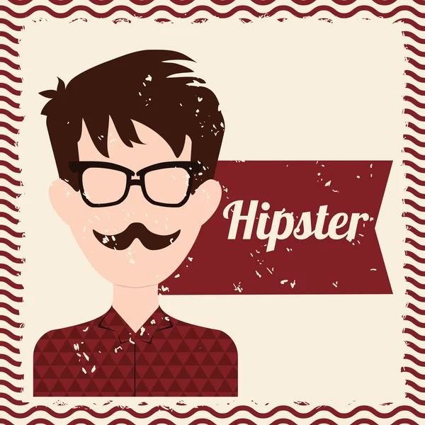 Hipster style design — Stock Vector