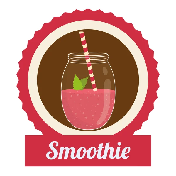 Design von Smoothie-Ikonen — Stockvektor