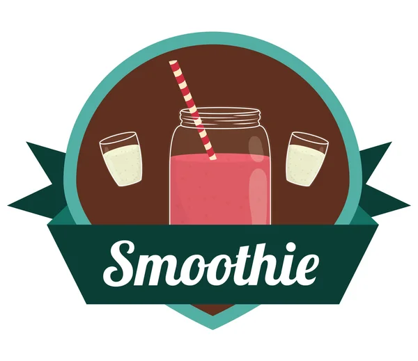 Conception d'icônes Smoothie — Image vectorielle