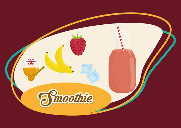 Smoothie icons design — Stock Vector