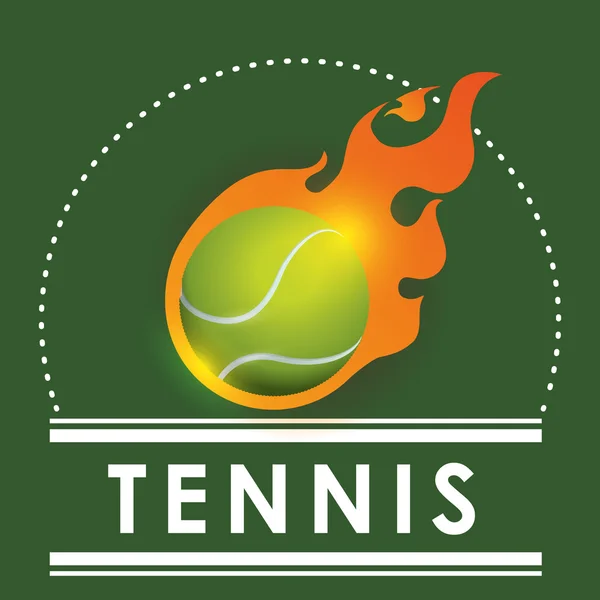 Tennis sport design — Stock Vector