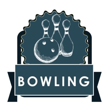 Bowling simgeleri tasarım