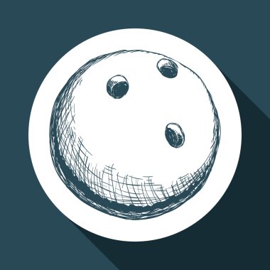 Bowling simgeleri tasarım