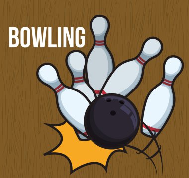 Bowling simgeleri tasarım