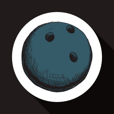 Bowling simgeleri tasarım