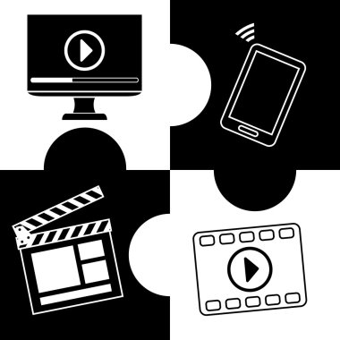 Sinema simgeleri tasarım