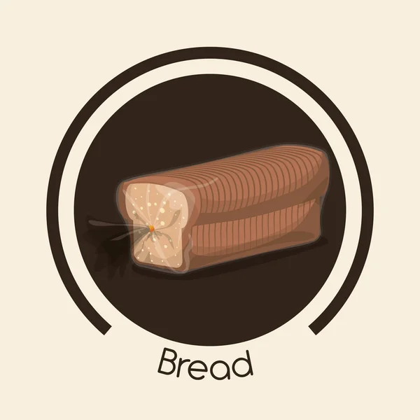 Хлібобулочні магазин дизайн — стоковий вектор