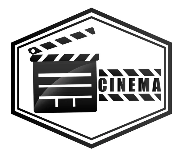 Film ikoner design – Stock-vektor