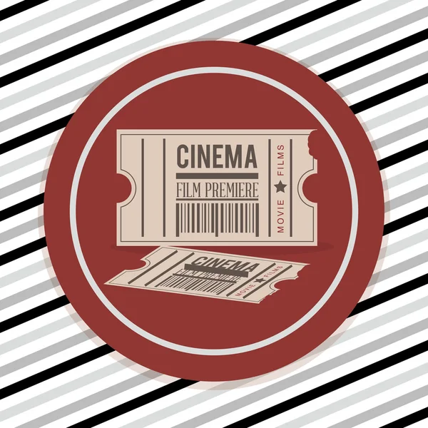 Design de ícones de cinema —  Vetores de Stock