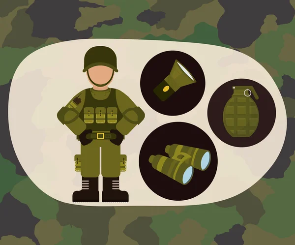 武装部队设计 — 图库矢量图片