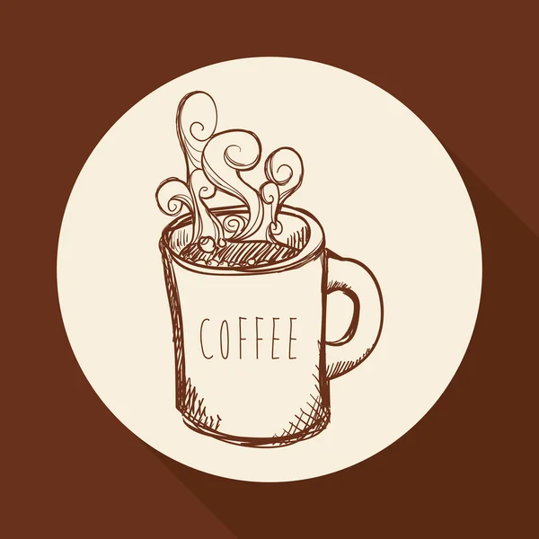 Diseño de iconos Cofee — Vector de stock