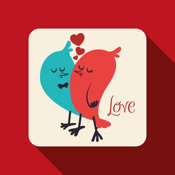 Love and romantic icons design — Stock Vector