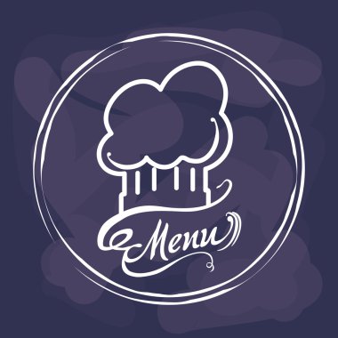 Menü ve Restoran simgeleri tasarım