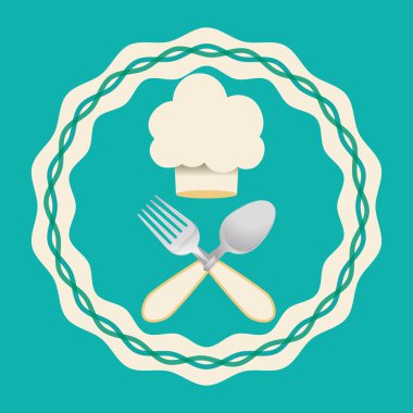 Menü ve Restoran simgeleri tasarım