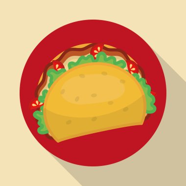 Fast food simgeleri tasarım