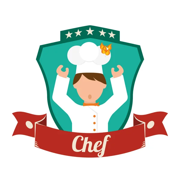 Diseño de iconos de menú y restaurante — Vector de stock