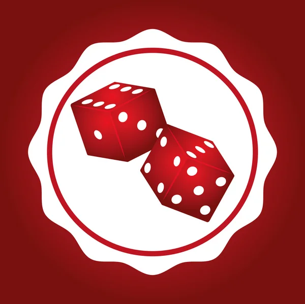 Casino simgeleri tasarım — Stok Vektör