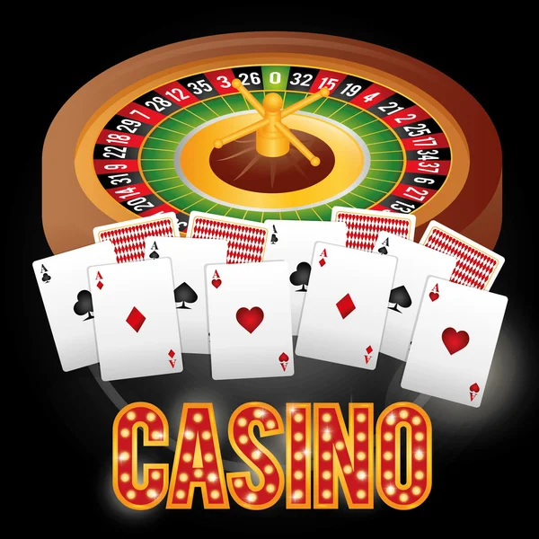 Дизайн иконок казино — стоковый вектор