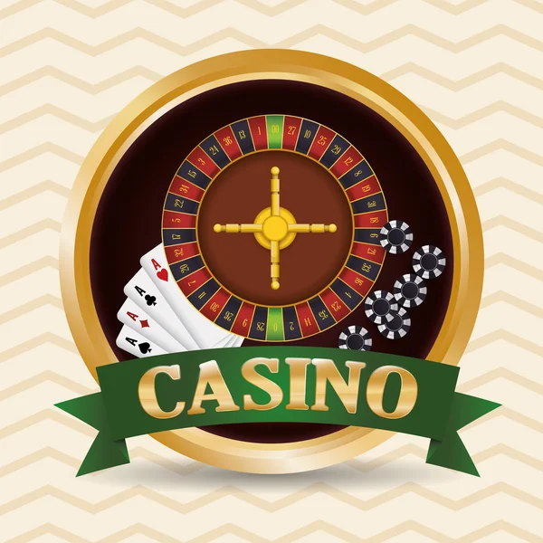 Diseño de iconos de Casino — Archivo Imágenes Vectoriales