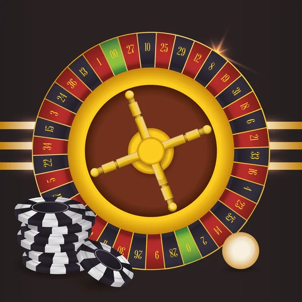 Diseño de iconos de Casino — Archivo Imágenes Vectoriales