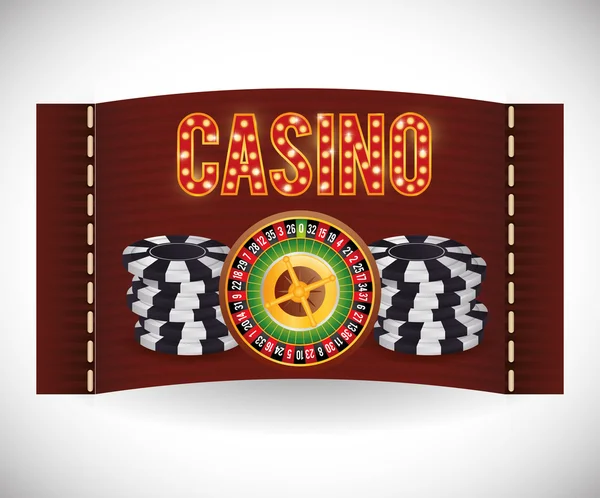 Diseño de iconos de Casino — Archivo Imágenes Vectoriales