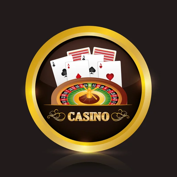 Casino simgeleri tasarım — Stok Vektör