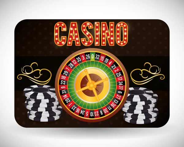 Diseño de iconos de Casino — Vector de stock