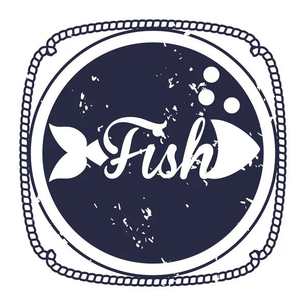 Fish icons design — Stock Vector