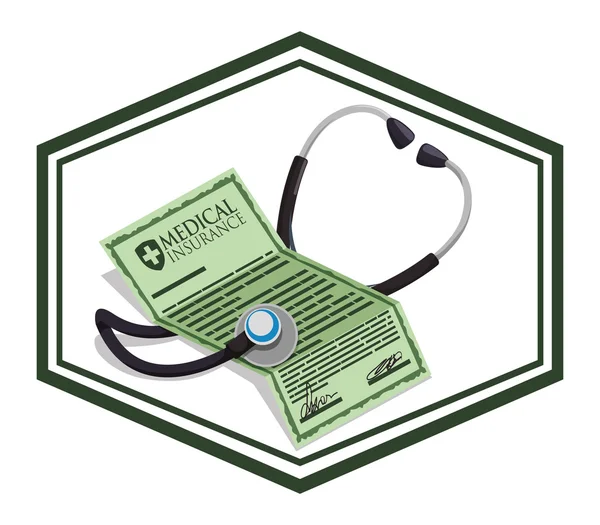 Diseño de atención médica — Vector de stock