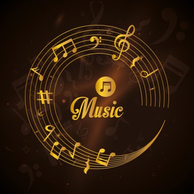 müzik simgeleri tasarım