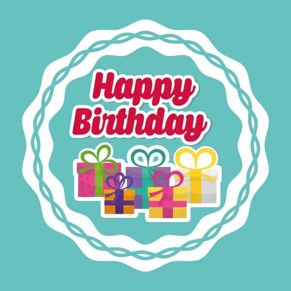 Happy Birthday design — Stock Vector