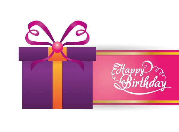 Happy Birthday design — Stock Vector