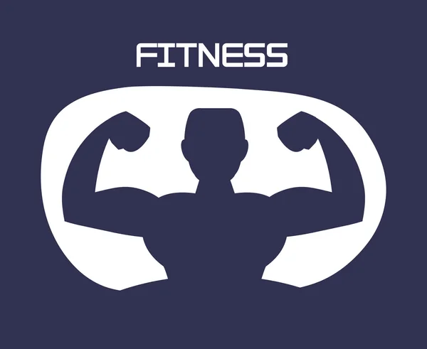 Diseño del gimnasio — Vector de stock