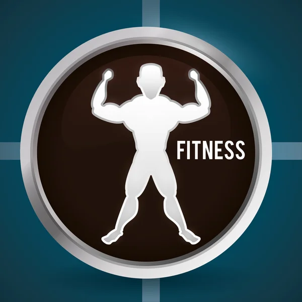 Design do centro de fitness — Vetor de Stock