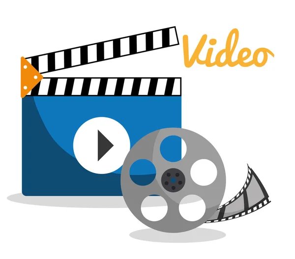 Film en videofilm entertainment — Stockvector