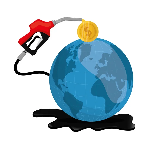 Нефтяная промышленность и цены — стоковый вектор