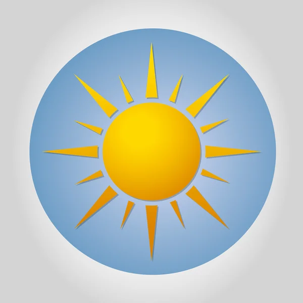 夏天太阳 — 图库矢量图片