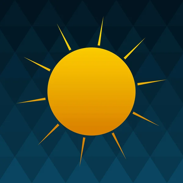 Sommer und Sonne — Stockvektor