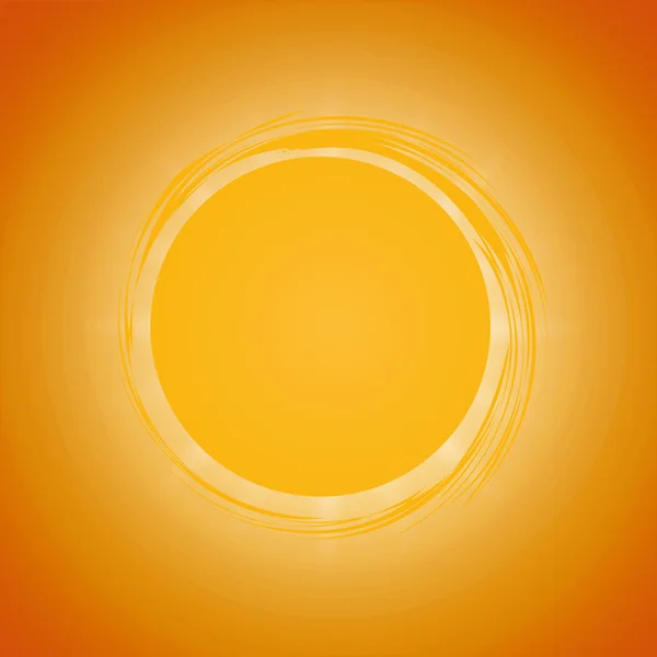 Zomer en zon — Stockvector
