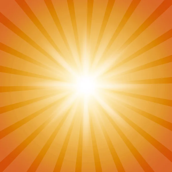 Літо і яскраве сонце — стоковий вектор