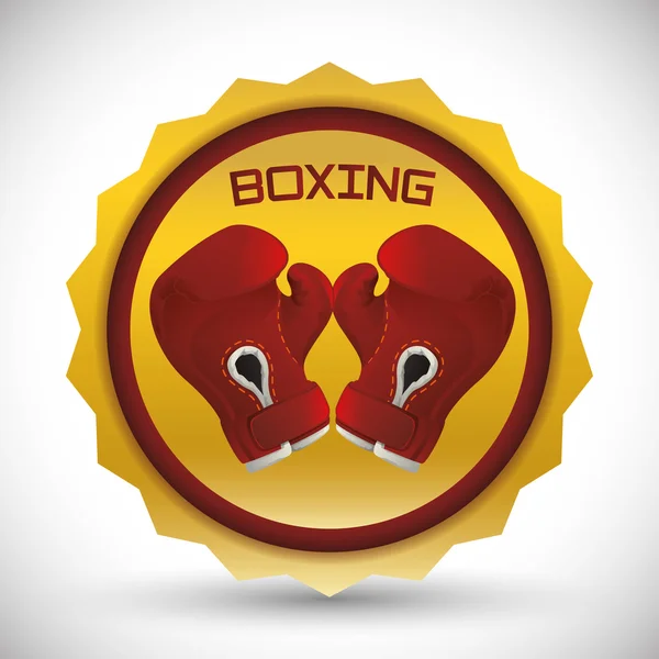 Diseño de icono de boxeo — Archivo Imágenes Vectoriales