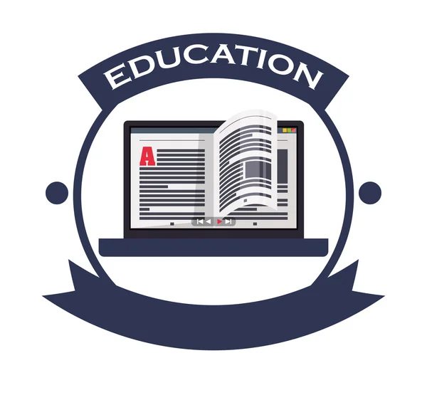 Edukacji i szkole ikony — Wektor stockowy