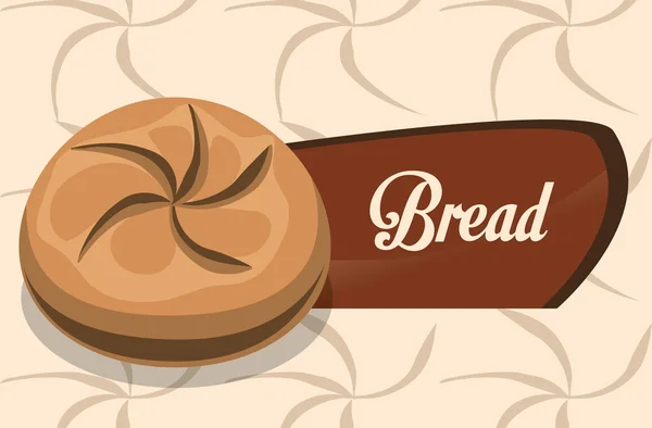 Conception de pain et de boulangerie — Image vectorielle